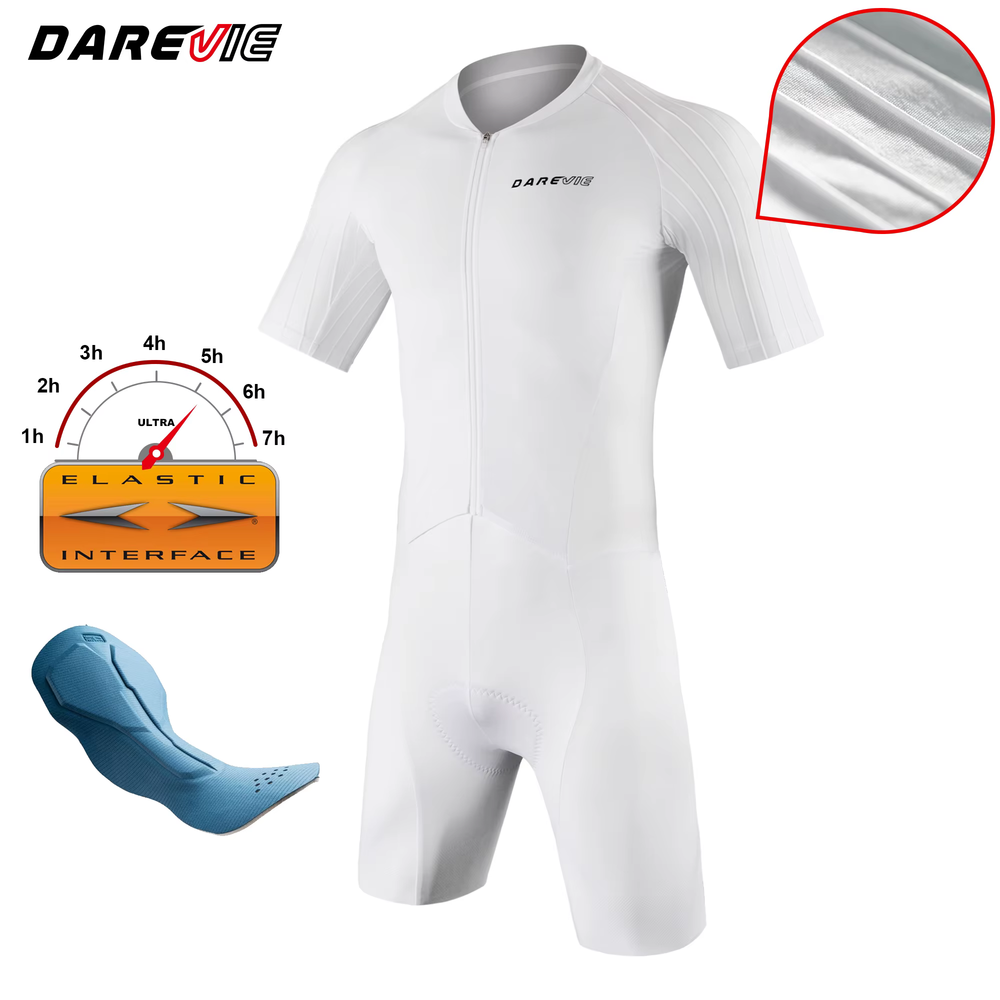 Ensemble de cyclisme DAREVIE Aero, combinaison de cyclisme haute vitesse PRO, maillot de cyclisme po