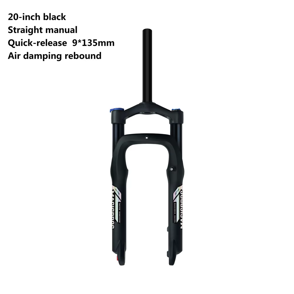 MAGICBROS fourche de vélo électrique Suspension pneumatique 20 26 pouces 4.0 fourche en alliage d'al