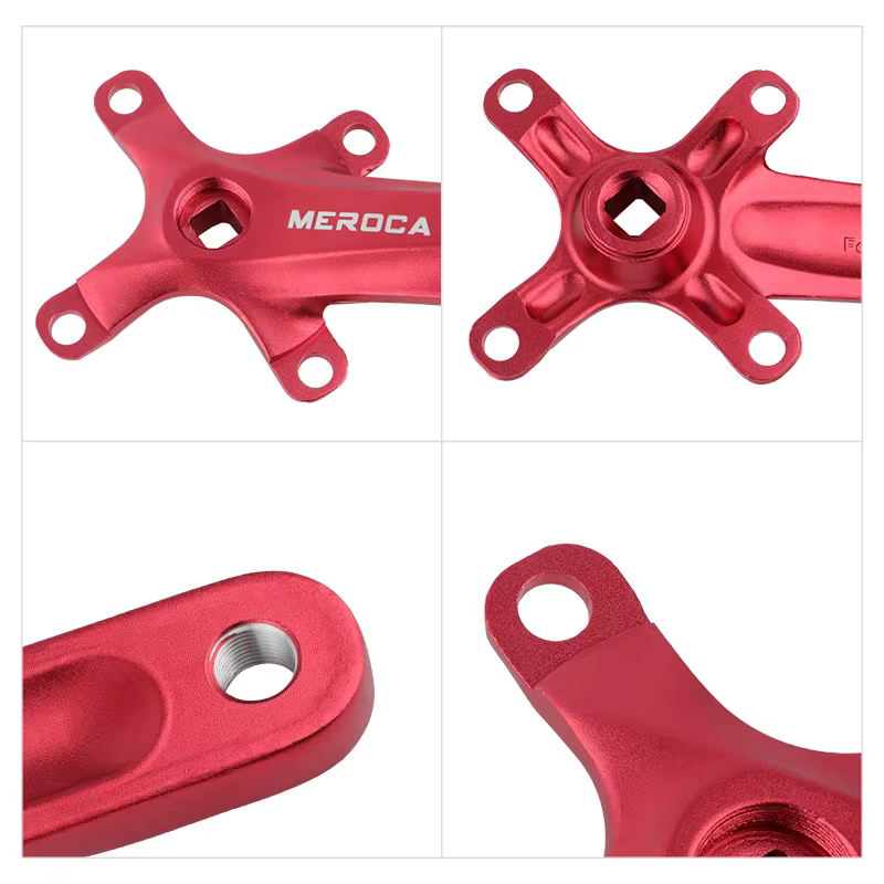 MEROCA CX trou carré vélo pédalier 104BCD alliage d'aluminium IXF trou carré VTT pédalier 170mm 32T/