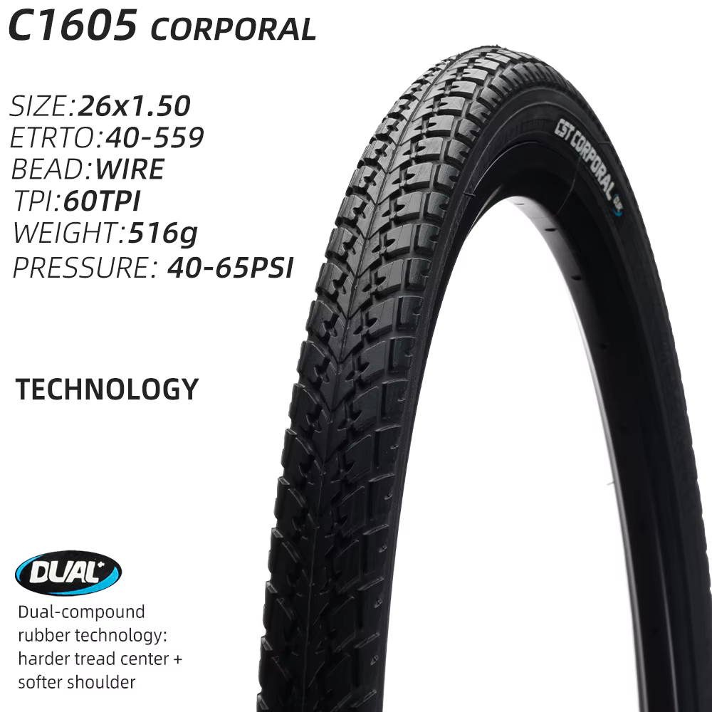 PNEU DE VÉLO DE ROUTE TRAVEL 700C 26 C1605 CST POUR PROTECTION DES PNEUS DE VÉLO 700X35C 37-622 700X