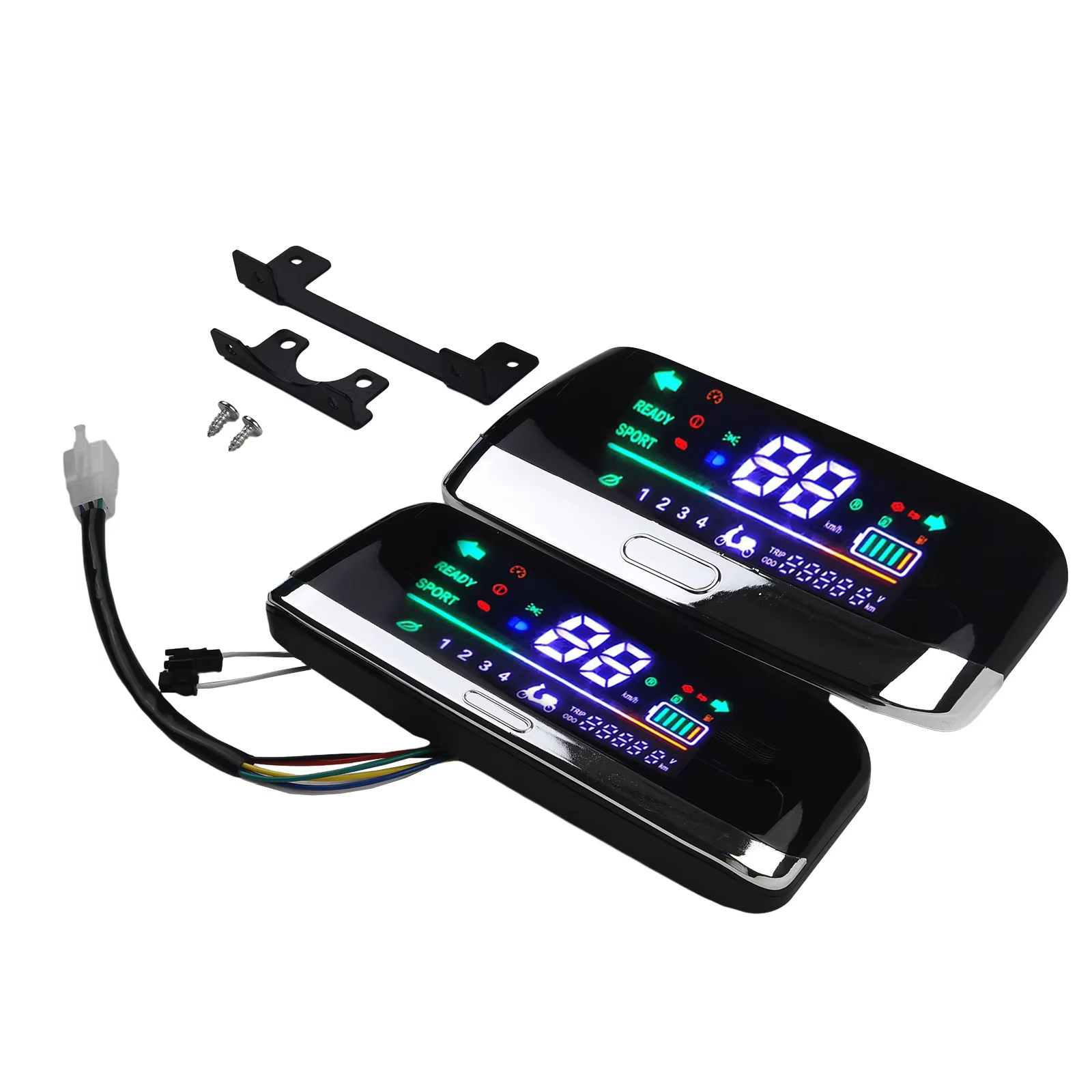 Écran LCD pour vélo électrique, compteur de vitesse, 48-72V