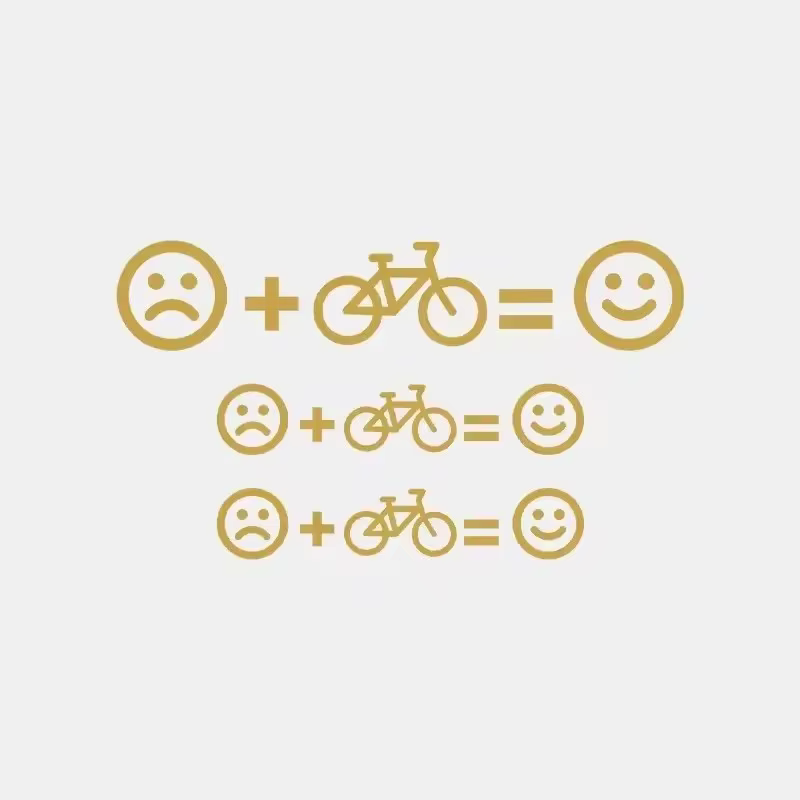 1 ensemble d'autocollants personnalisés pour vélo, décoratifs, avec émoticônes, pour cadre de VTT, v