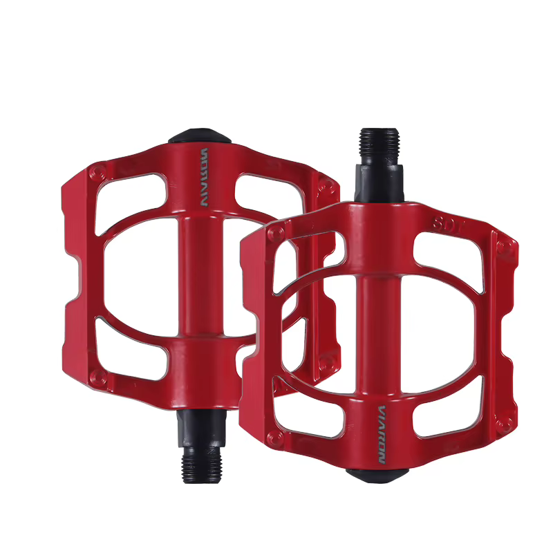 Pédales de vélo VTT en alliage d'aluminium, 4 roulements, marchepied anti-aldes avec 8 accessoires d