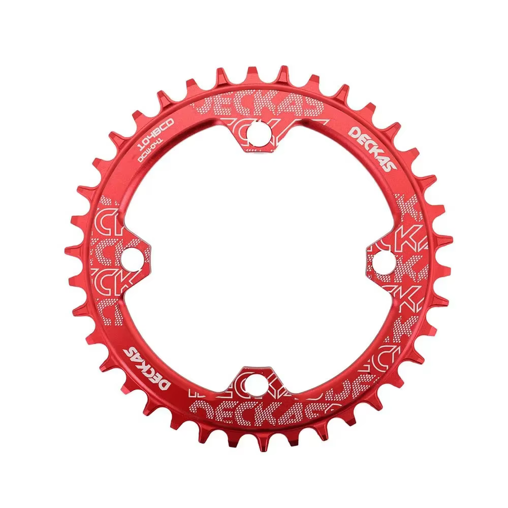 Deckas plateau de vélo rond 104 BCD 30T 32T 34T 36T 38T 40T 46 48 50T vtt vélo de route roue de mont