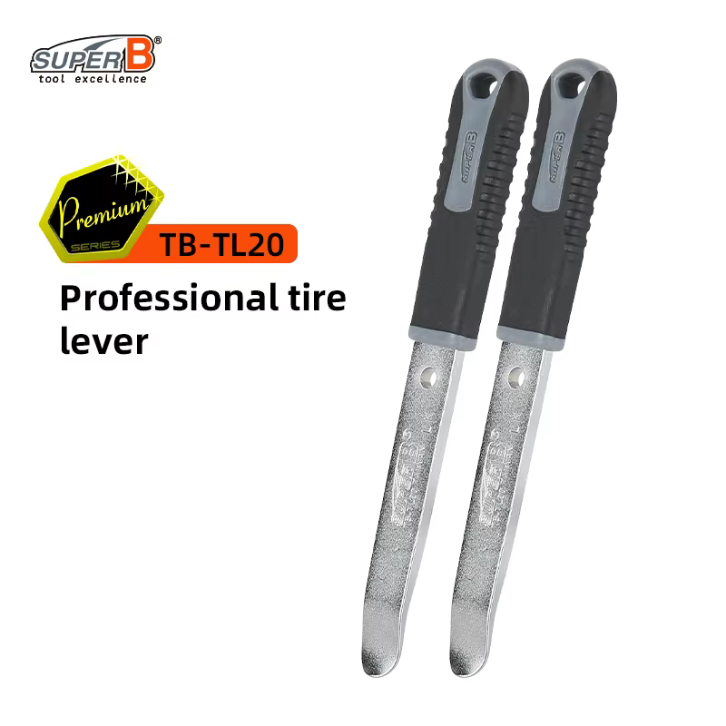 SUPER B TB-TL20 Levier de pneu professionnel pour VTT et vélo de route, en acier de haute qualité, o