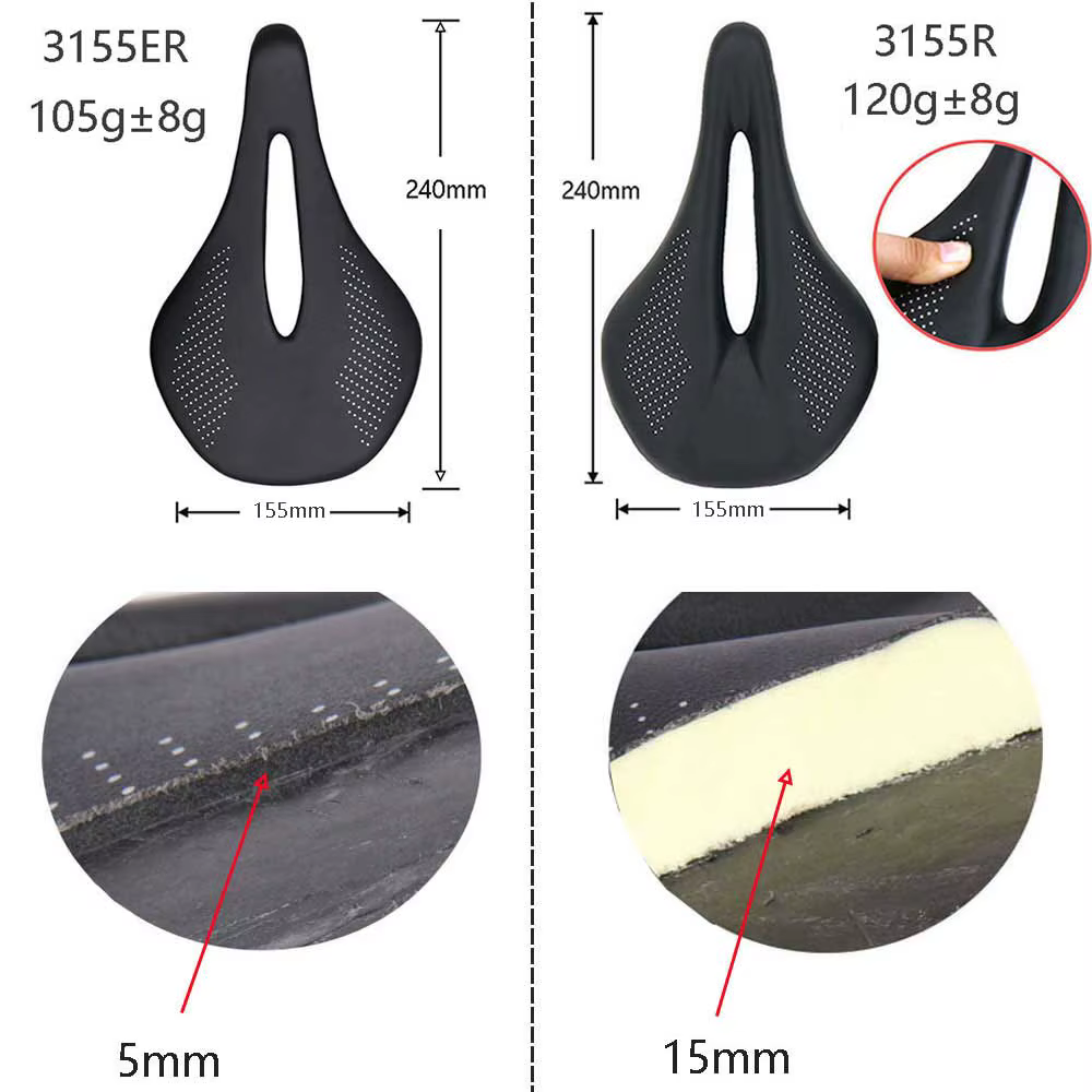 ELITA ONE selle de vélo vtt/route 240*143mm Rails en carbone 7x7mm siège de vélo Super léger 90g