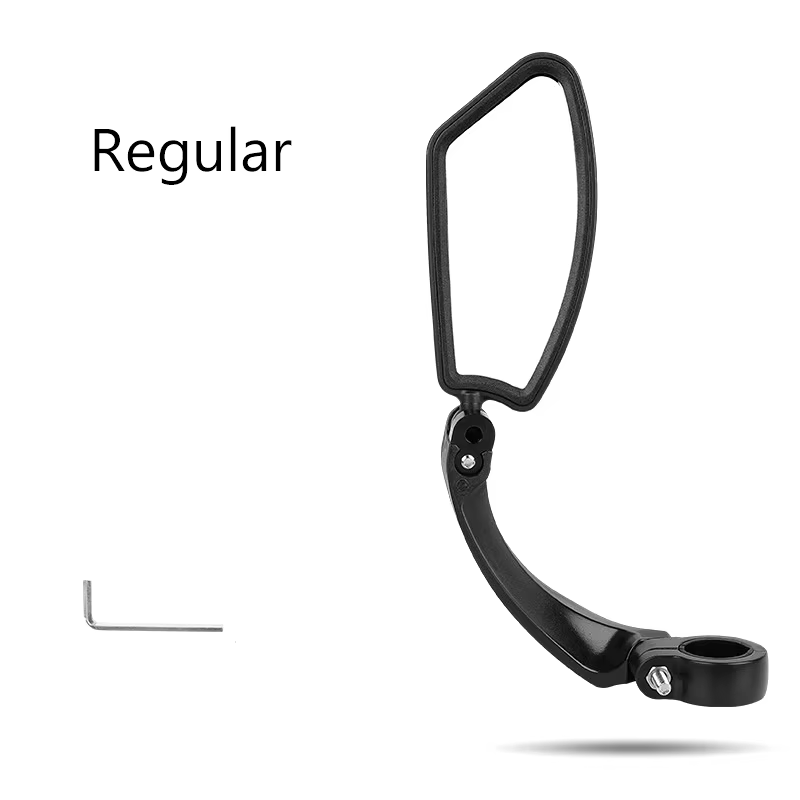 Rétroviseur de vélo à lentille HD 360 °   Rétroviseur rotatif pour vélo de montagne, large champ de 