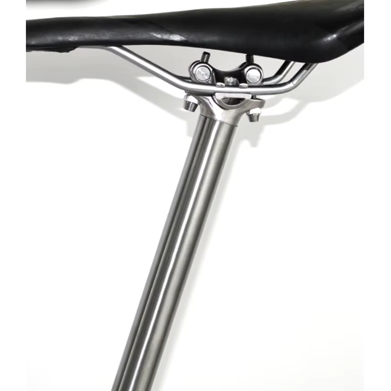 Alliage de titane tige de selle de vélo pour vtt/route tige de selle de vélo 27.2/30.9/31.6mm * 350m