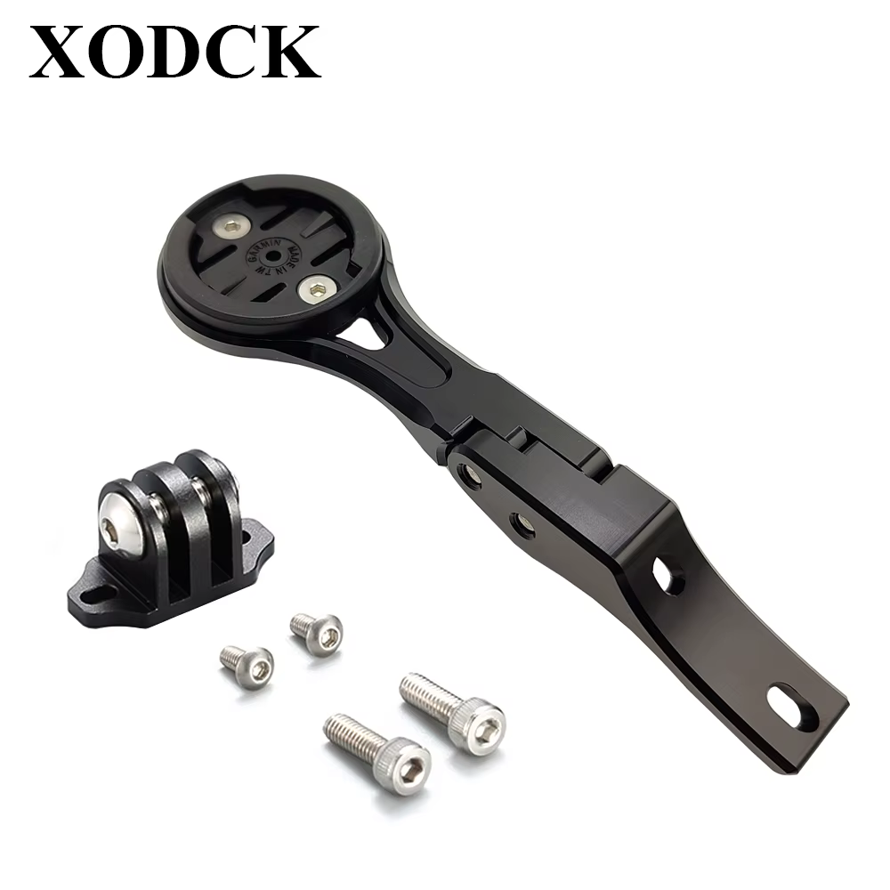 Support combiné Gopro pour vélo avant, pour Garmin Wahoo Bryton Campatible avec guidon Scott Foil Ad