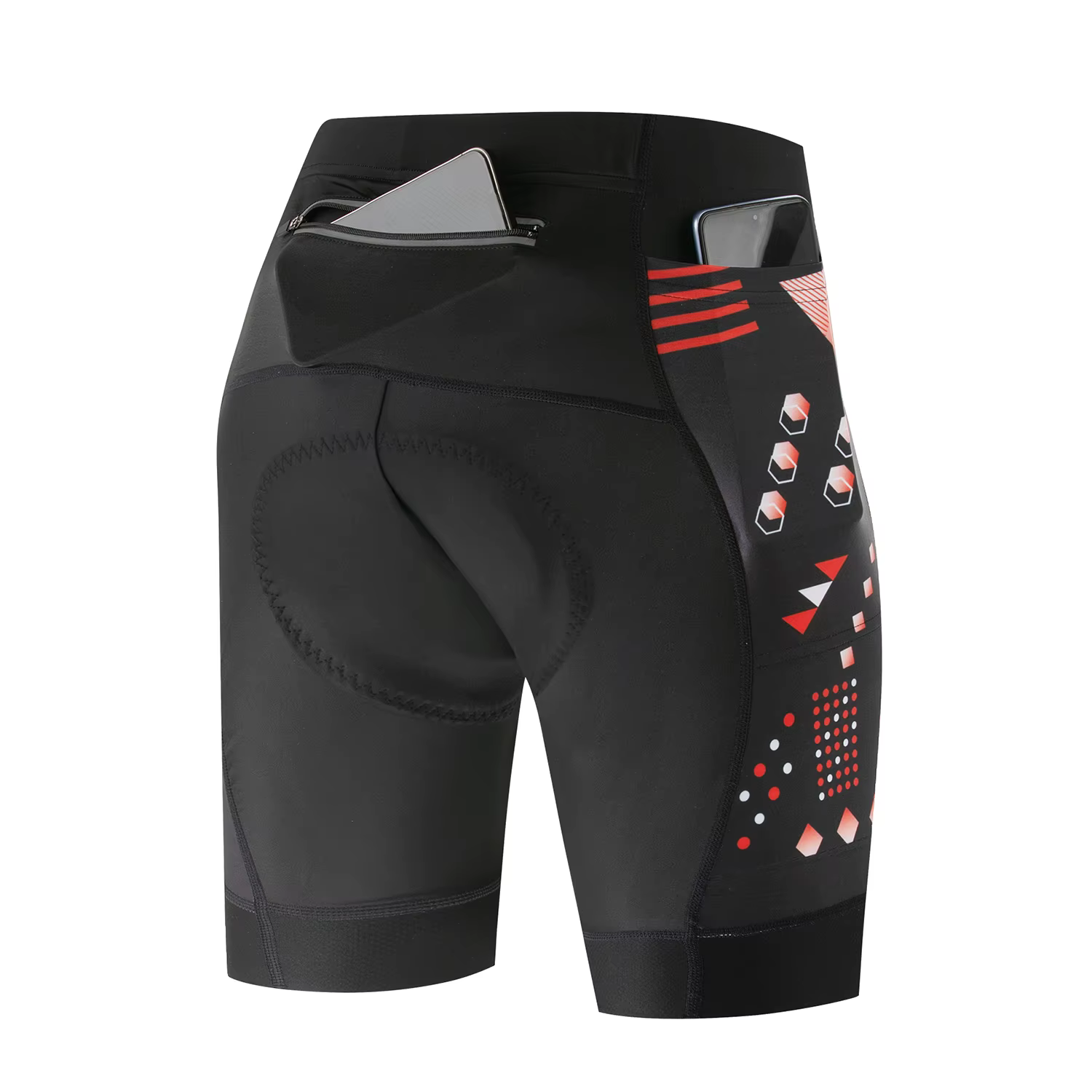 Shorts de cyclisme pour hommes avec rembourrage 3D, respirants et à séchage rapide pour la route et 