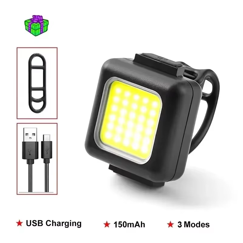 BUCKLOS vélo lumière COB avant arrière vélo lumières LED Rechargeable montagne route vélo lampe vtt 