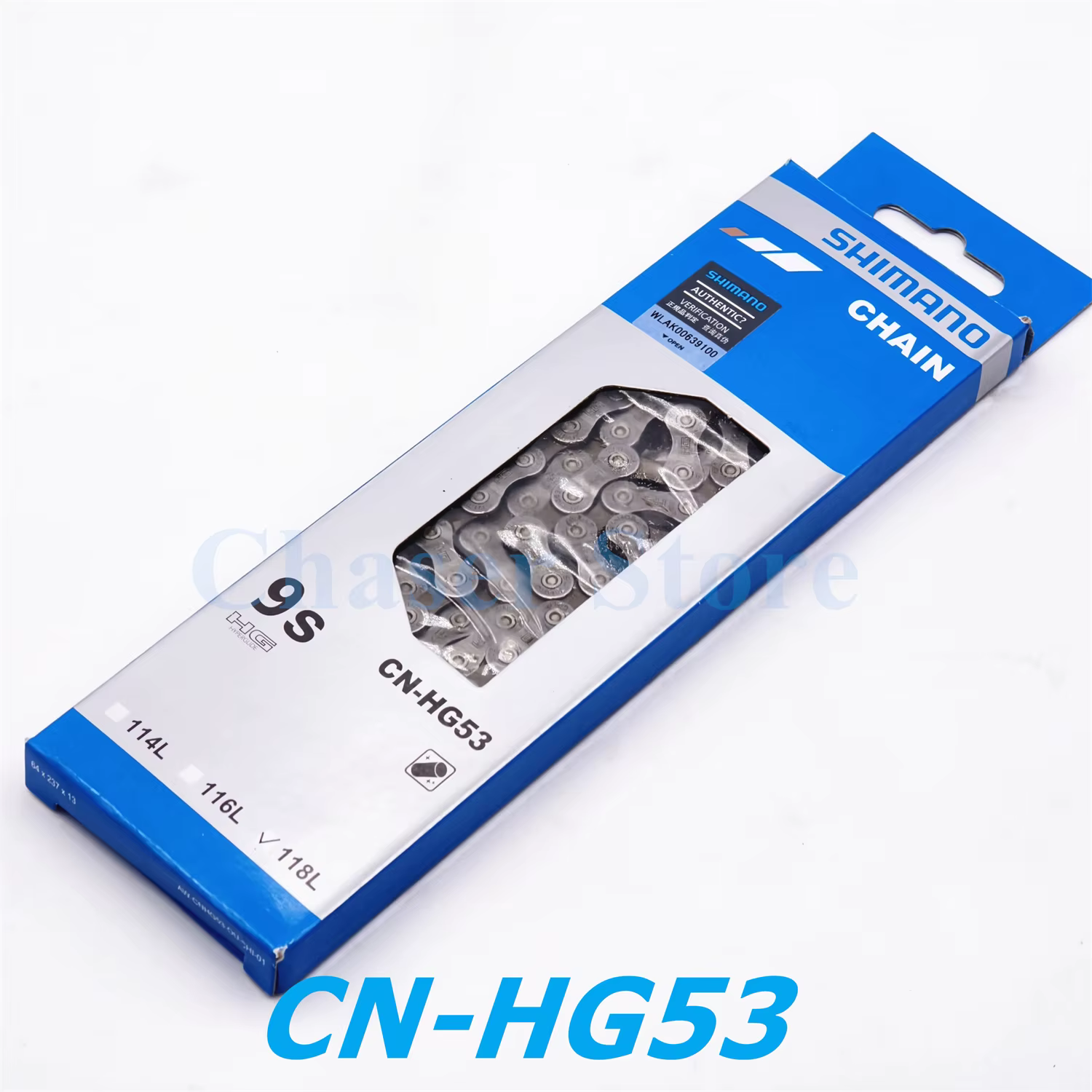 Chaîne de vélo SHIMANO CN-HG53 9 vitesses 118 maillons