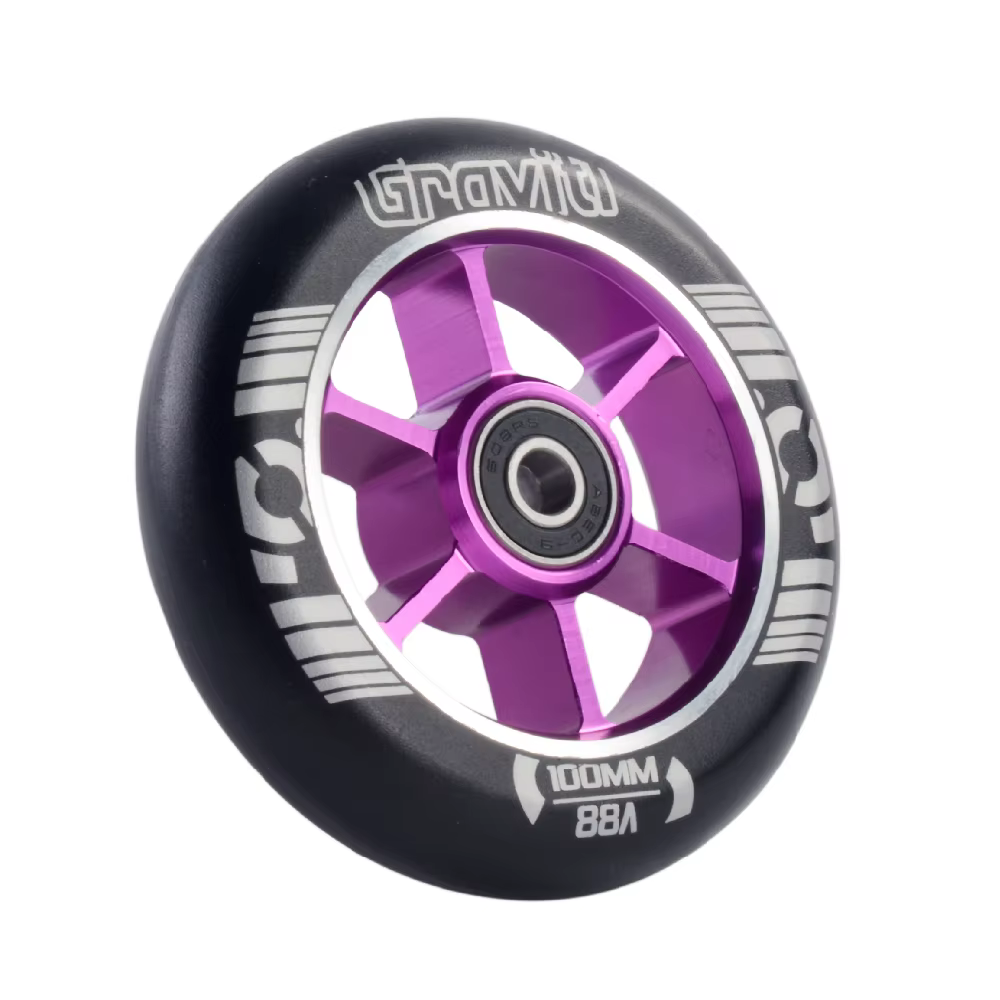 Livraison Gratuite Trottinette Stunt 100mm Nouveau Style Deux Roues Pièces de Rechange Pro pour Trot