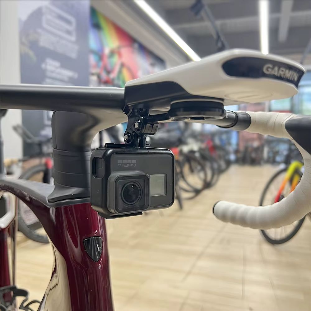 Guidon intégré Madone pour appareil photo GoPro, support de montage rapide, lumière de sauna, ChlorM