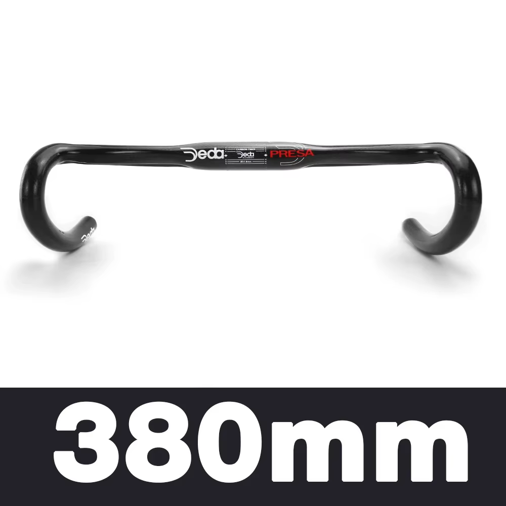 Guidon de vélo de route entièrement en carbone, barre de chute de 31.8mm, 400/420/440mm, guidon de v