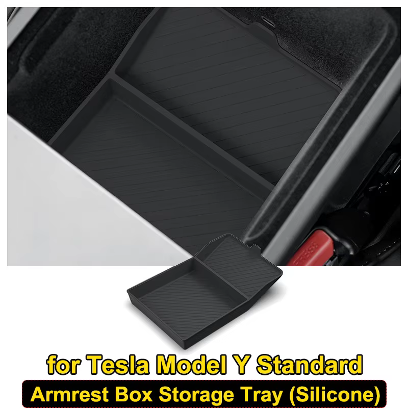 Accessoires pour Tesla Model Y Standard 2026 : Organisateur de console centrale, boîte de rangement 