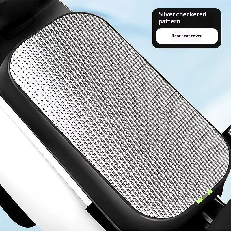 Housse de protection solaire pour siège de vélo électrique, isolation thermique d'été, coussin de si