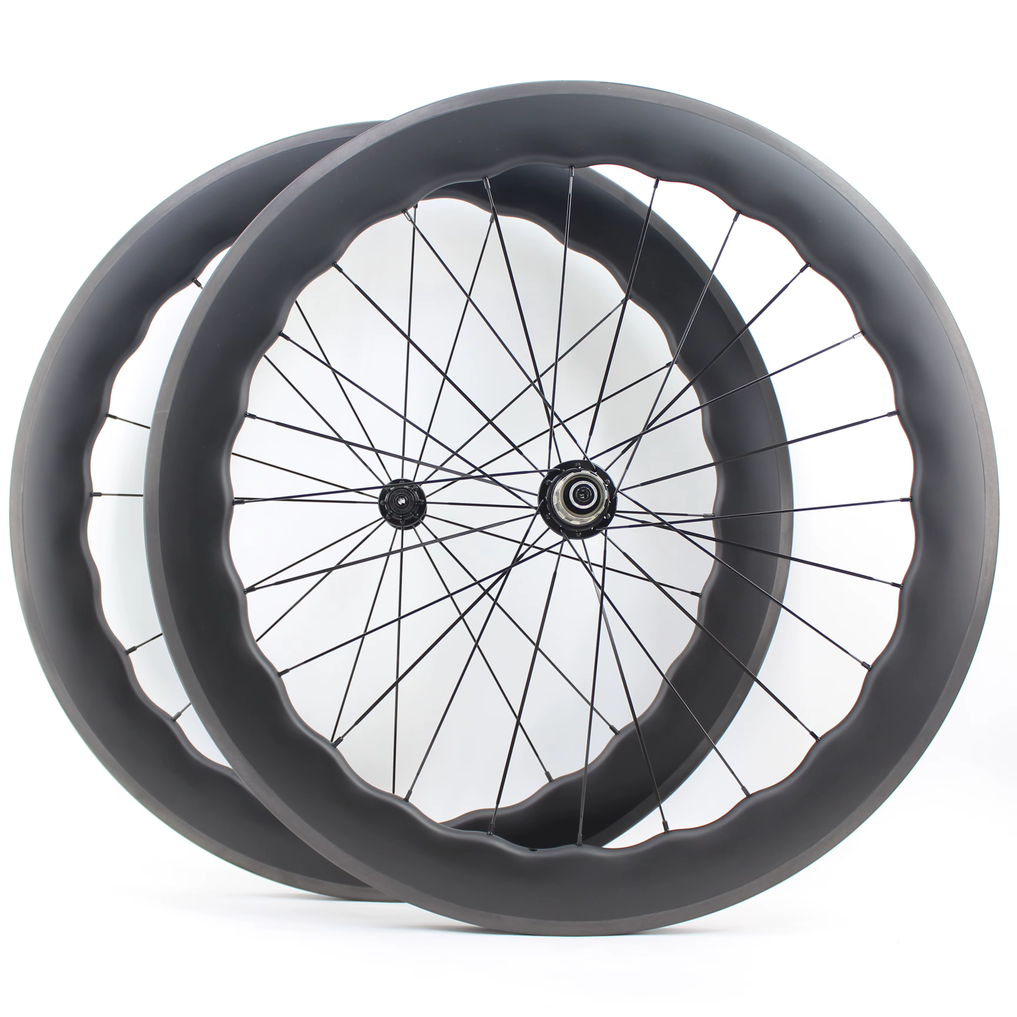 Le plus récent jeu de roues de vélo de route 700C UD entièrement en Fiber de carbone roues de vélo e