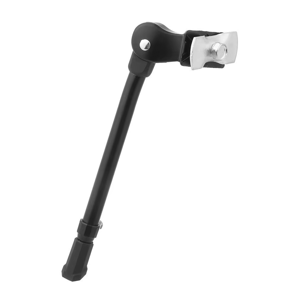 Béquille de vélo, pied en alliage réglable, accessoire robuste, vélo de montagne, sport, noir, argen
