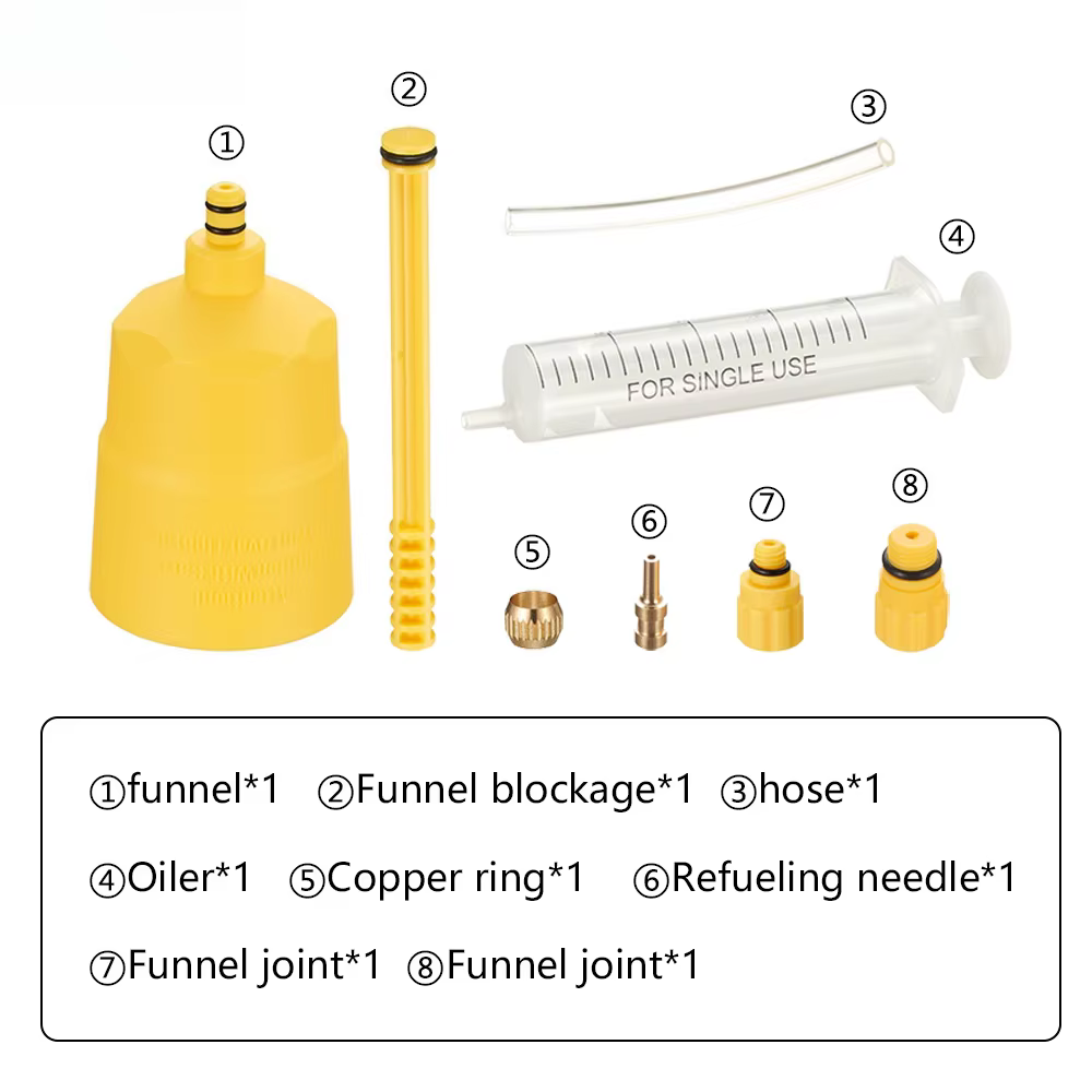 Kit de purge de freins de vélo pour freins à disque hydrauliques Shimano, huile minérale, outil de p