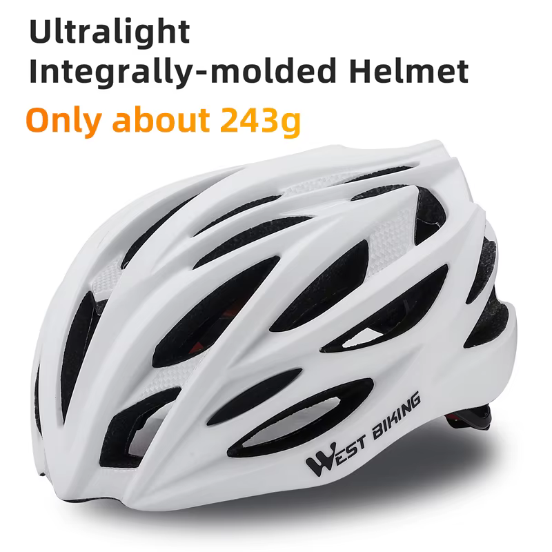 WEST BIKING – casque de cyclisme ultraléger pour hommes et femmes, moulage intégré, casquette de séc