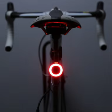 Lumière LED de vélo aste par USB, modes d'éclairage multiples, feux arrière flash, accessoires de vé
