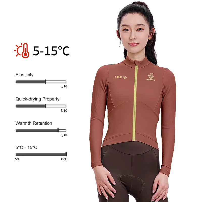 INBIKE vêtements de cyclisme automne et hiver polaire à manches longues nouveau haut femmes vélo de 