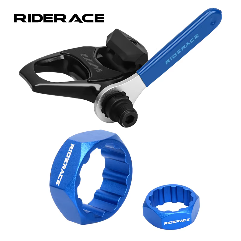Outil de démontage de la bague de verrouillage de broche d'essieu de pédale de vélo 10T, outil de dé