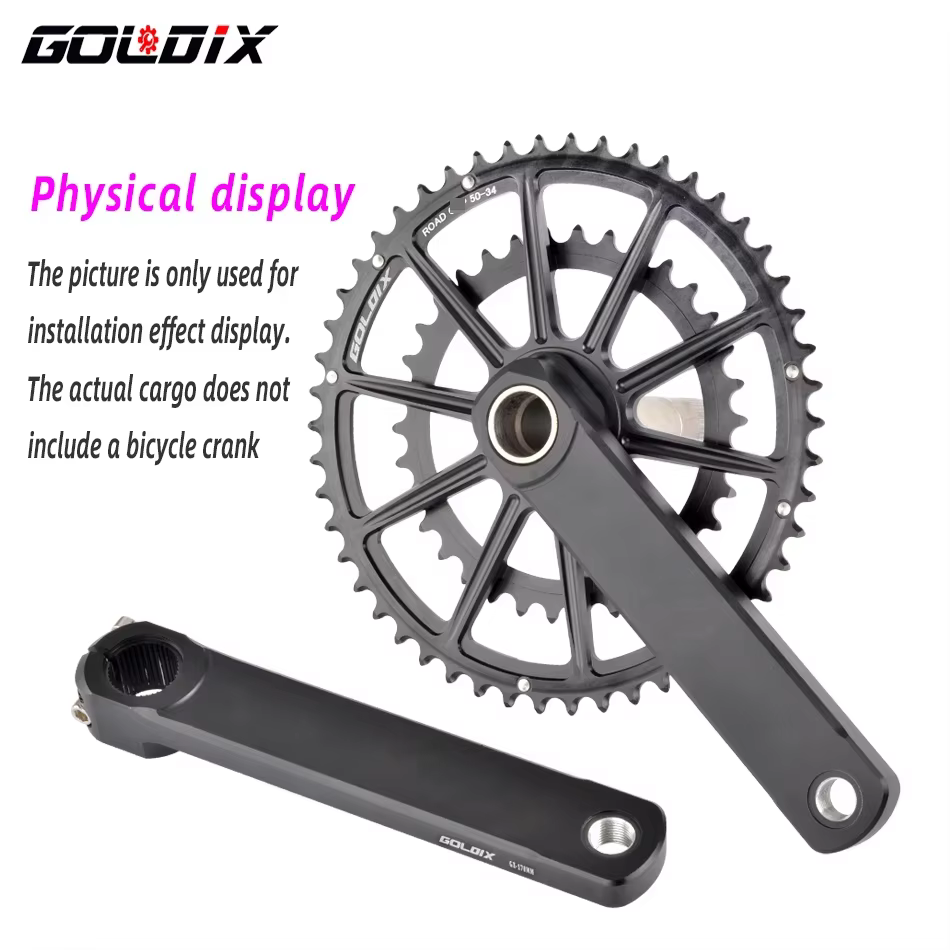 GOLDIX – Double plateau à 22/20 vitesses, 50-34T 52-36T 53-39T, roue à montage Direct pour manivelle
