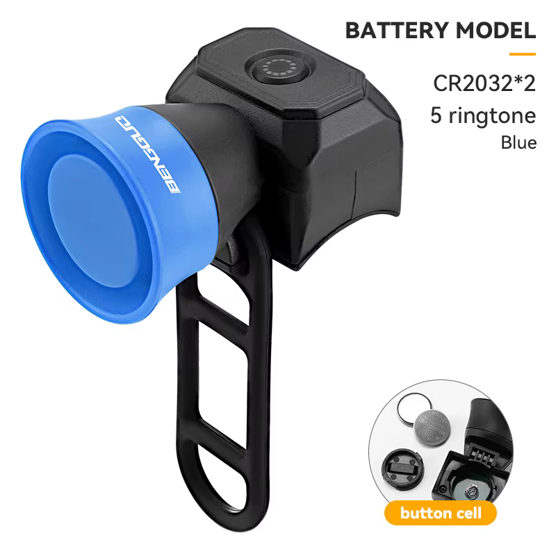Klaxon de vélo électrique 130db klaxon de vélo fort pour adultes enfants VTT/Scooter/Ebike cloches d