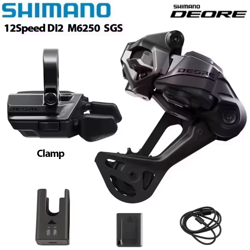 NOUVEAU VTT SHIMANO 12s Di2 DEORE SW-M6250 RD-M6250 SGS Vélo de montagne avec chargeur EC-DN100,