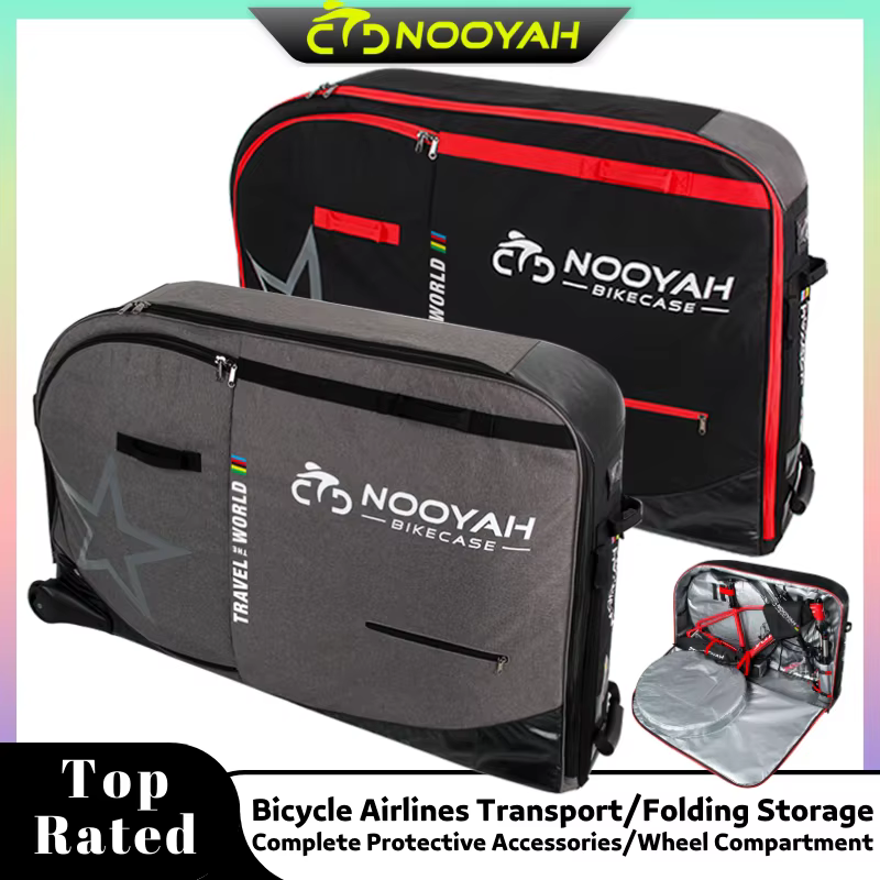 NOOYAH Sac à Vélo Sac de Transport Pour Vélo MTB & Route Valise de Transport Pour Accessoires de Vél