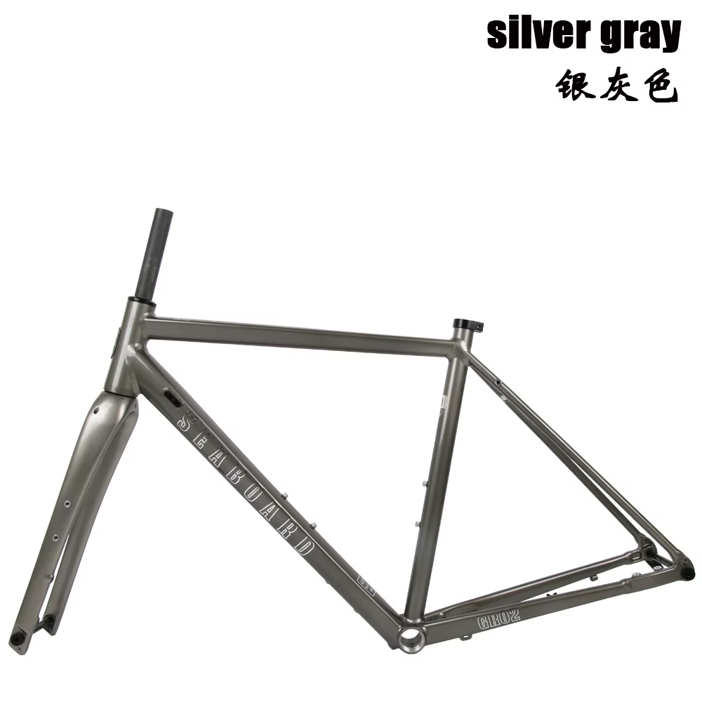 Cadre de vélo de route Seaboard GR02 cadre en alliage d'aluminium de frein à disque tout-terrain de 