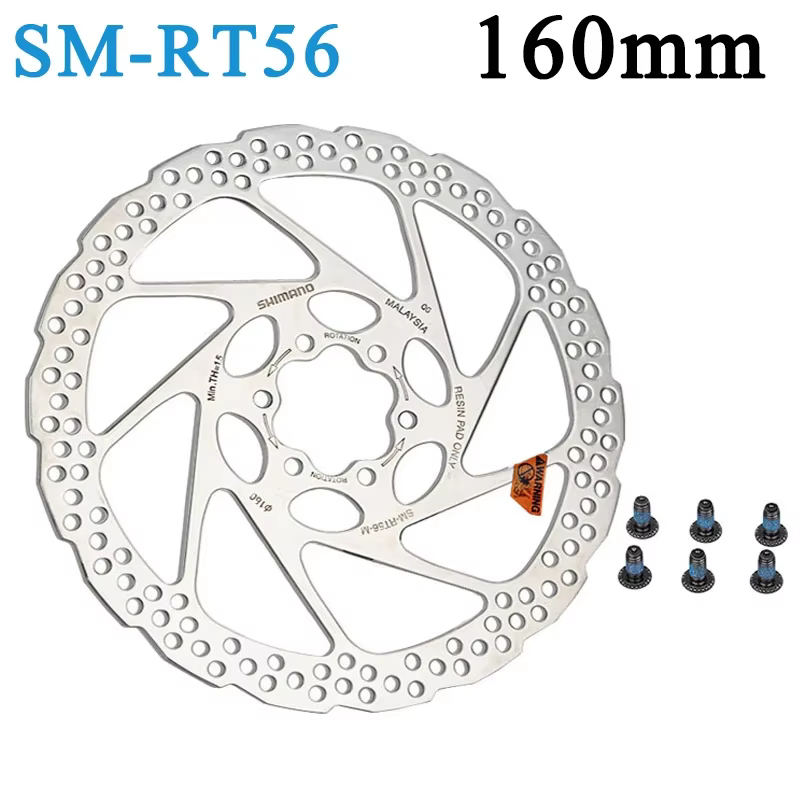 RT56 Rotor 180mm 160mm disque de frein DEORE SM RT56 disques Rotor 160 mm 6 boulons VTT disque de fr