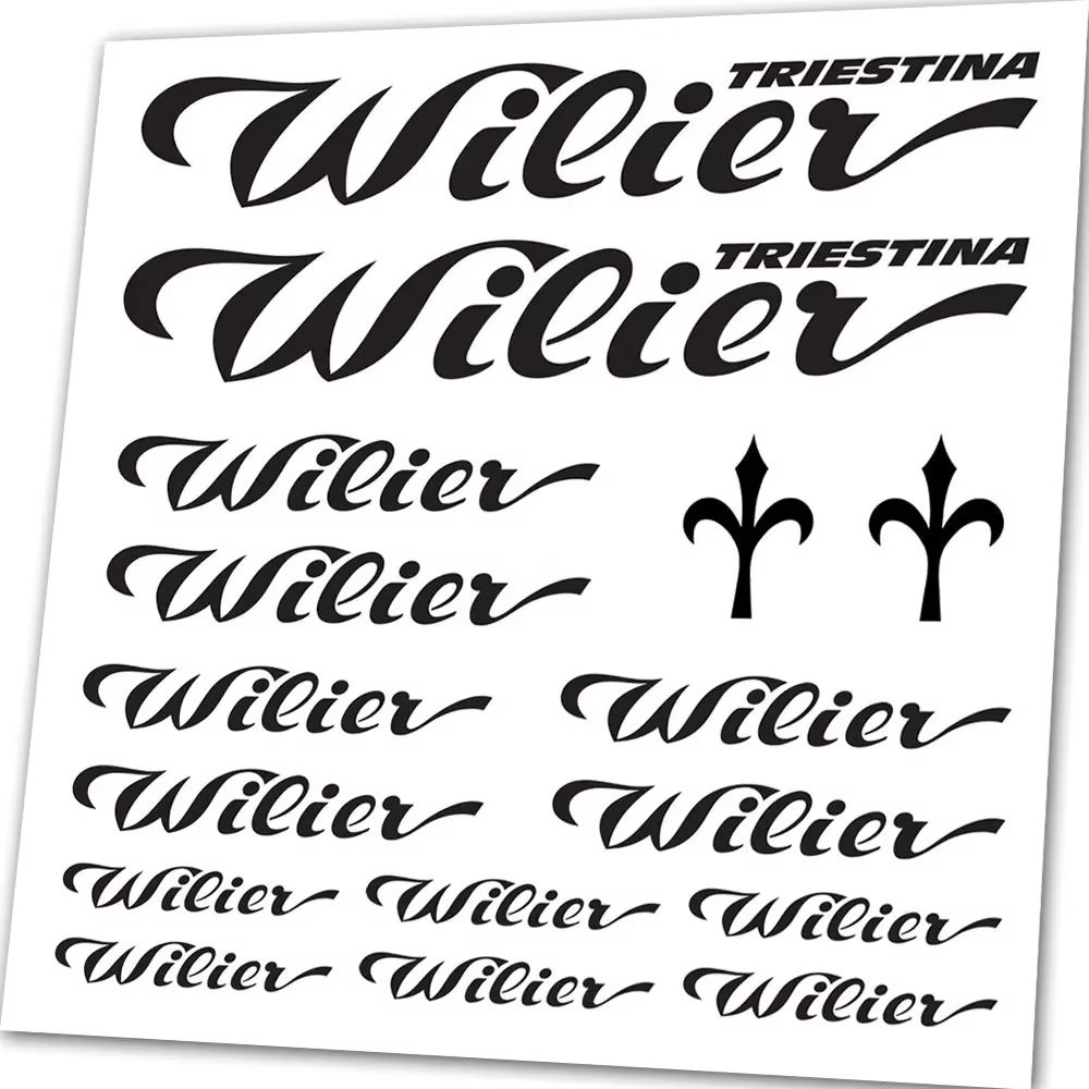 Compatible pour WILIER TRIESTINA cadre de vélo Cycle vélo graphique autocollant en vinyle/Kit de déc