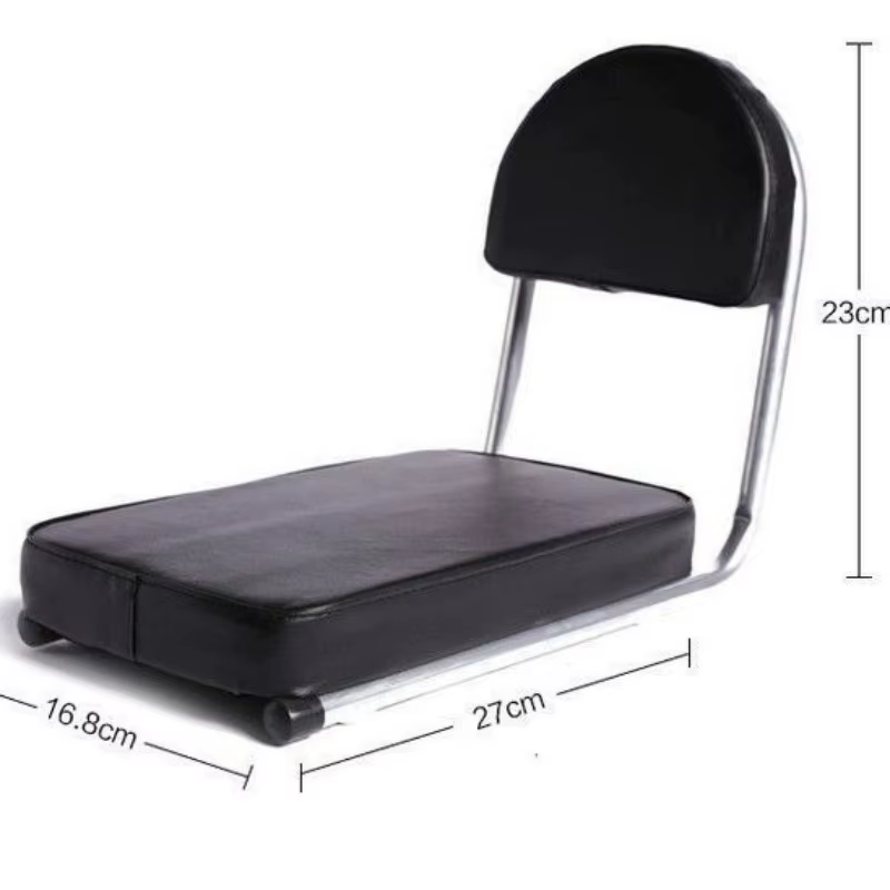 Selle arrière de vélo en cuir PU, tapis de siège arrière pour enfant, coussin souple et confortable,
