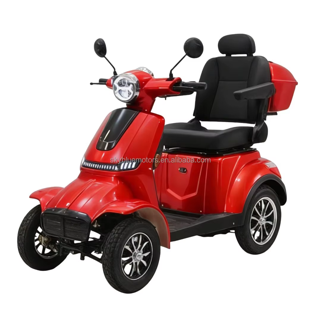Scooter électrique à quatre roues 2026 EEC COC 1000W 60V 20Ah, batterie au lithium, autonomie de 60-