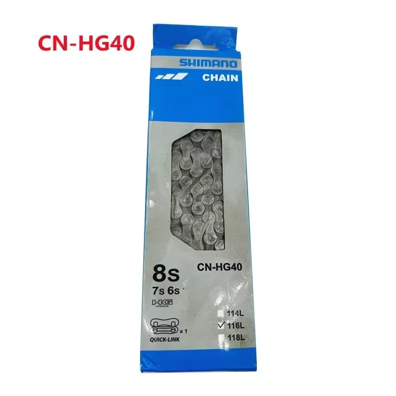 Chaînes de vélo SHIMANO HG Series 8 9 10 11 12 vitesses HG40 HG54 HG95 116 maillons durables anti-ro