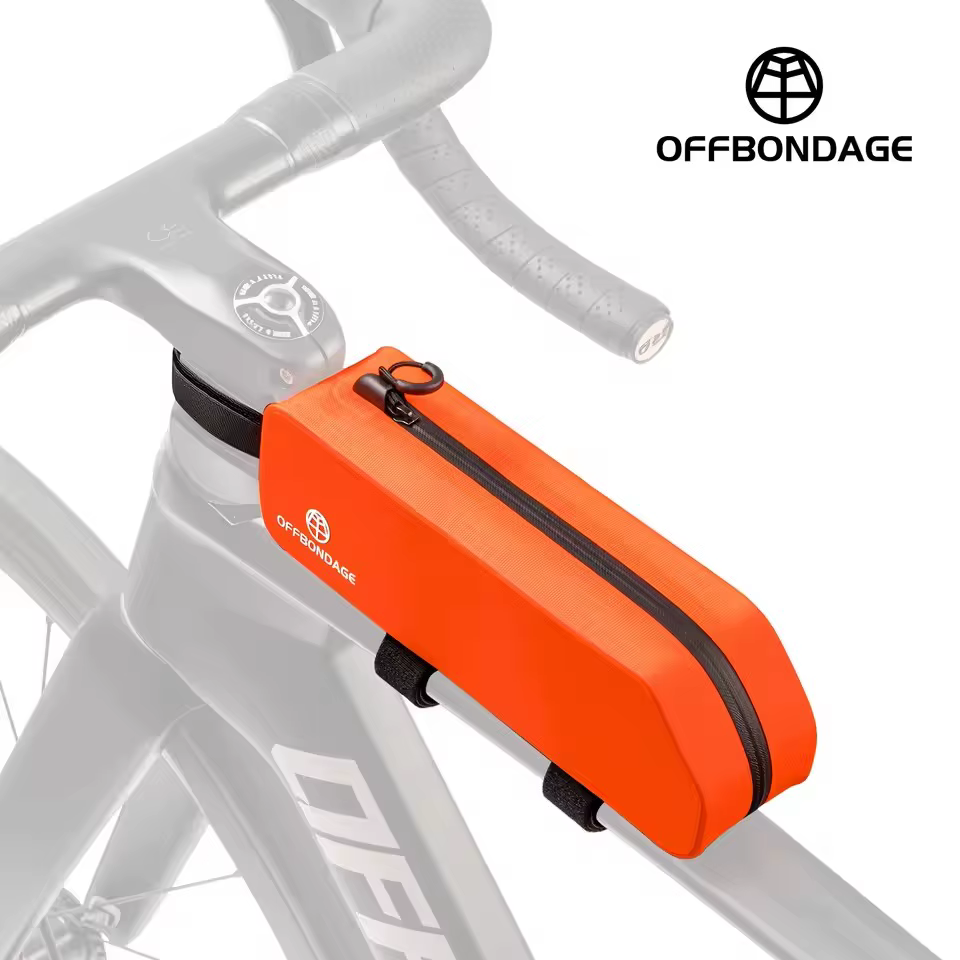 OFFBONDAGE Sacoche de cadre de vélo imperméable pour VTT et vélo de route, fixation par boulons et s
