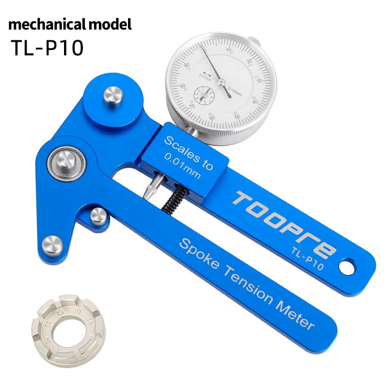 TOOPRE – tensiomètre à affichage numérique pour rayons de vélo, outil d'alignement des jantes en all