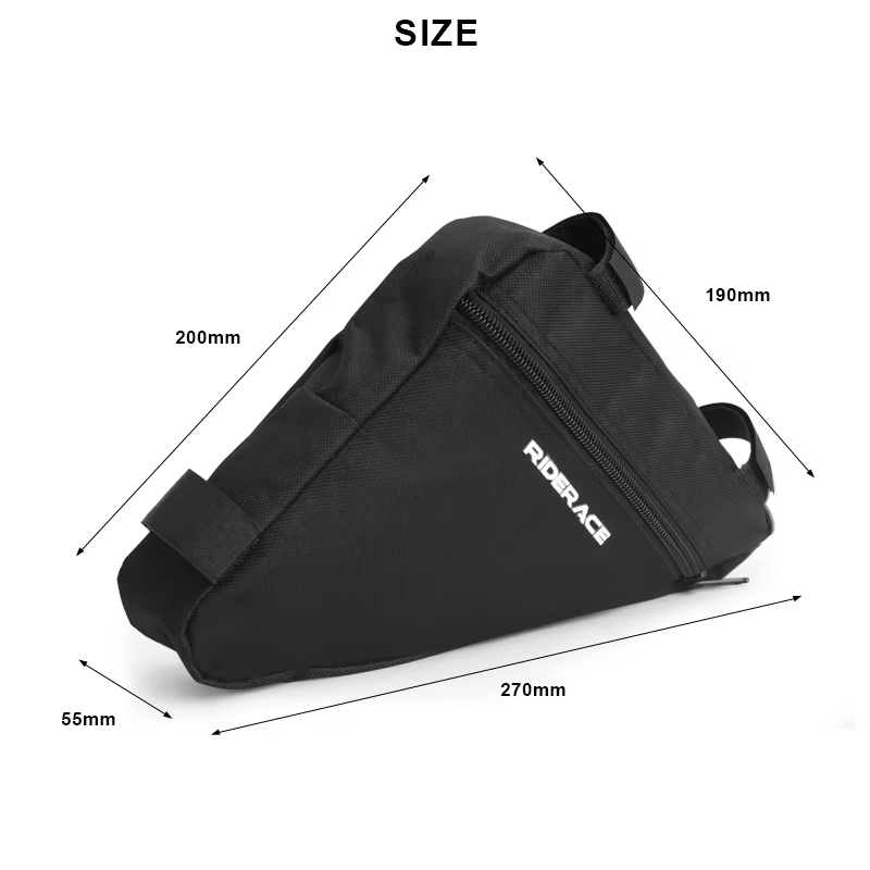 Sac de cadre de Tube avant de vélo, étanche, résistant à l'usure, sac de rangement d'équitation, poc