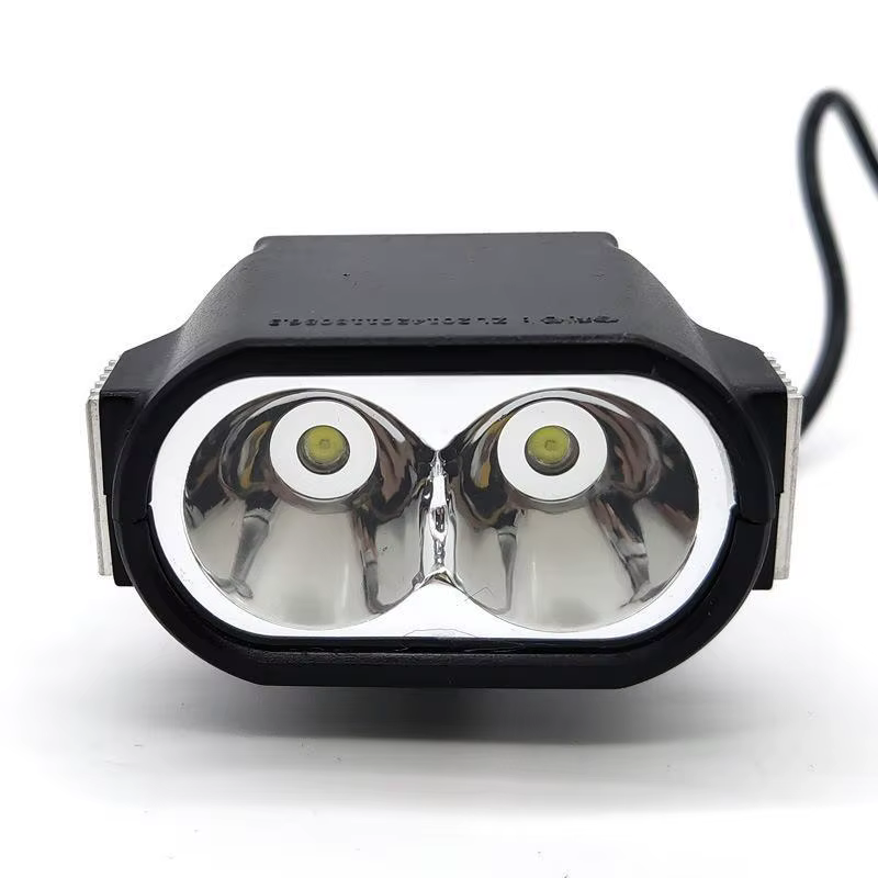 Phare avant de vélo électrique 36V 48V 60V, phare LED étanche pour trottinette électrique, klaxon, l