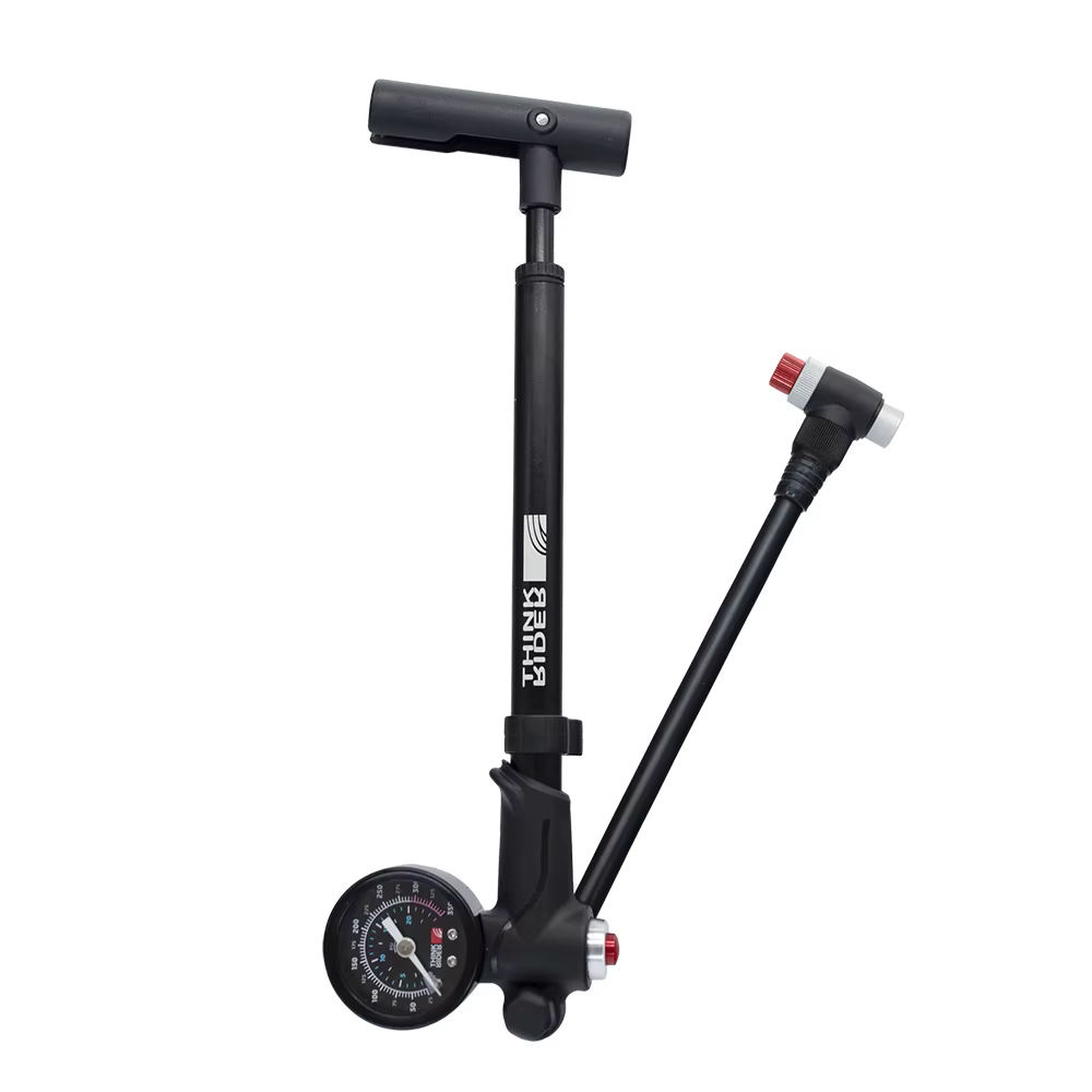ThinkRider pompe à air de vélo Portable haute pression 350psi avec jauge pour fourche et Suspension 