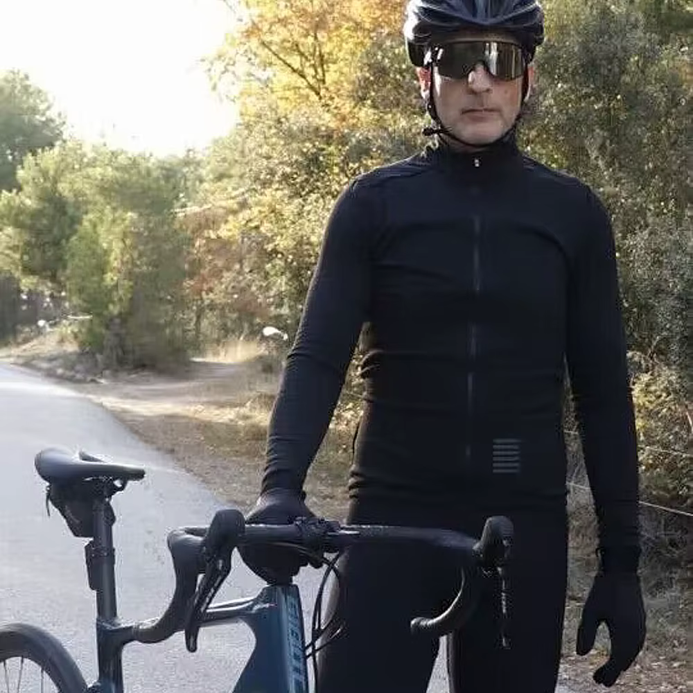 YKYWBIKE veste d'hiver polaire thermique hommes veste de cyclisme à manches longues cyclisme vélo vê