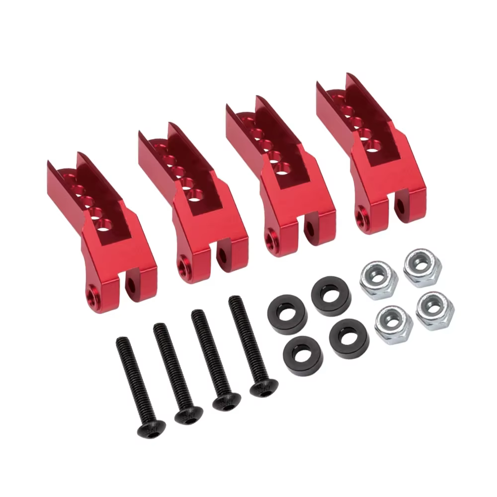 Amortisseurs TRtage en alliage d'aluminium 4 pièces montage réglable tour cerceaux pour 1/10 RC voit