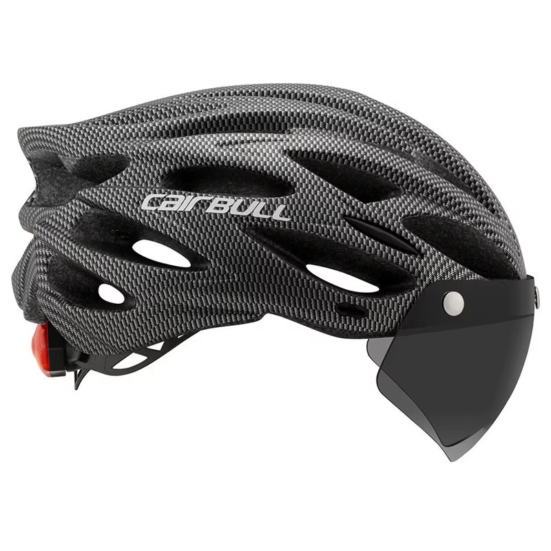 230gCAIRBULL casque ultraléger casque de montagne de route intégré moulé avec visière amovible lunet
