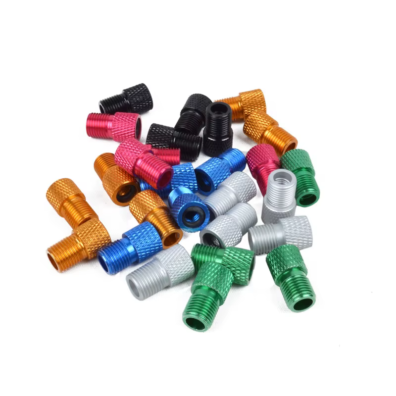 Adaptateur de Valve de vélo en alliage d'aluminium, conversion Presta en Valve Schrader, pompe à vél