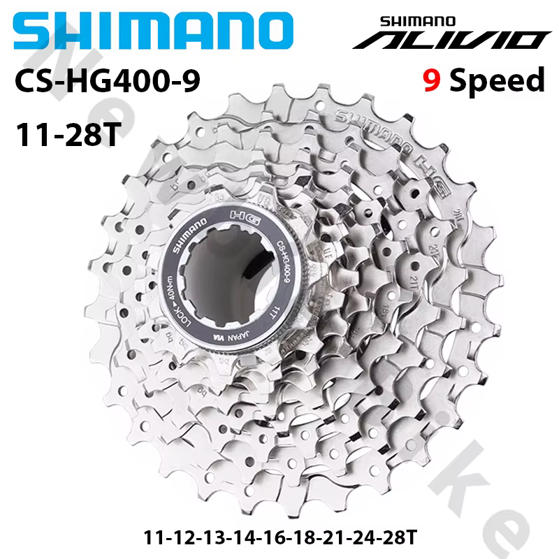 Shimano Alivio M4000 HG400 9 vitesses vélo Cassette vtt montagne vélo roue libre HG400 9S 11-25T 11-