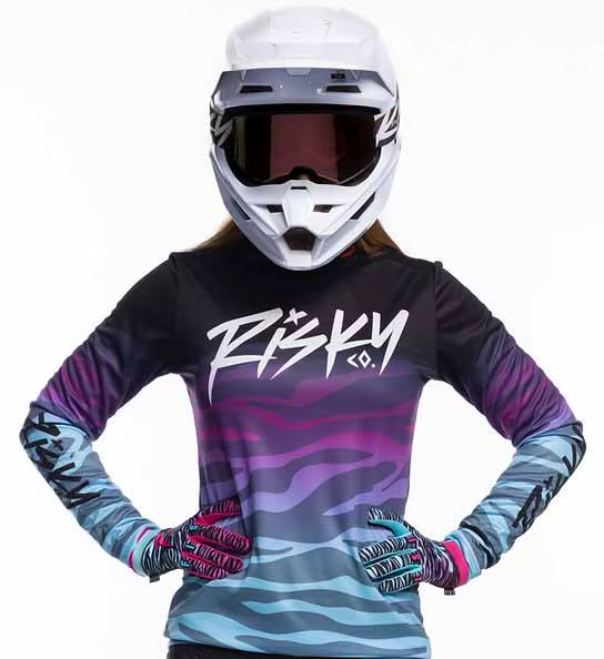 Maillot de vélo été femmes VTT descente DH enduro séchage rapide à manches longues chemise de cyclis