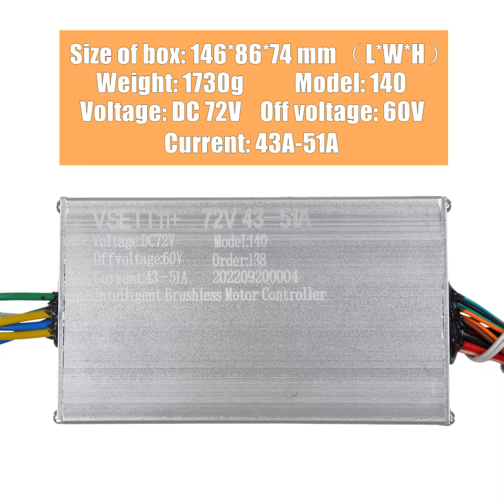 Contrôleur sans balais Intelligent d'origine VSETT 11 + uniquement pour 72V Super VSETT 11 + KUGOO L